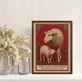 thumbnail image 2 of UXIEQU Sheep And Lamb Decorative Canvas Wall Art 15.75x11.81 INCHES, 2 of 8