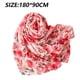 thumbnail image 4 of Bufanda bohemia para mujer, ligera, con estampado floral, chal con flecos, moda otoño-invierno, 4 of 7
