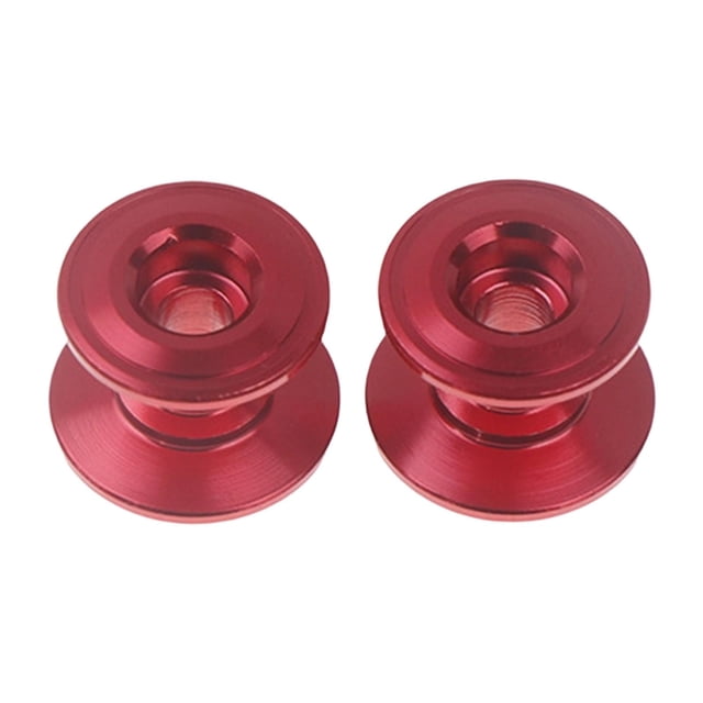 2 piezas de ruedas guía para coche RC, piezas de transmisión DIY, decorativas, de alto rendimiento, mejora Rojo