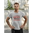 thumbnail image 2 of A Fantasy Football Comissioner T-Shirt Men -Smartprints Designs, Male Medium, 2 of 4