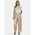thumbnail image 2 of Madden NYC Women’s Metallic Cargo Flare Pants, 32” Inseam, Sizes XXS-XXL, 2 of 5