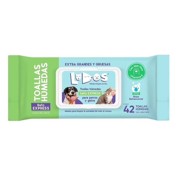 Toallas Húmedas Ludos Baño Express 42 Pzas