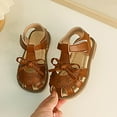 thumbnail image 4 of Otqutp Party Footwear for Baby Girls Summer Casual Soft Bottom Cute Bowknot Princess Shoes Beach Baotou Sandals for 3 to 12 Years, 4 of 8