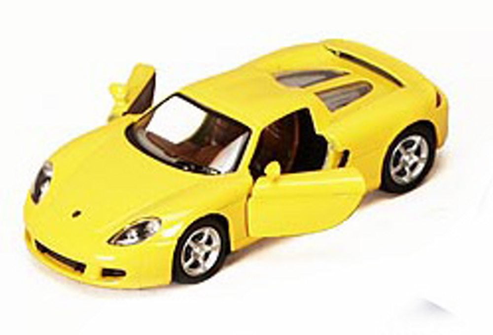 Porsche-Carrera-GT,-Yellow---Kinsmart-5081D---1/36-scale-...