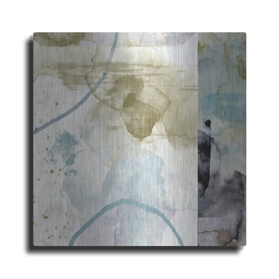 Luxe Metal Art 'Aubergine No 1' by Suzanne Nicoll, Metal Wall Art, 36"x36"