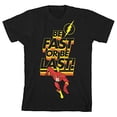 thumbnail image 3 of The Flash Be Fast or Be Last Boy's Black T-shirt-XL, 3 of 5