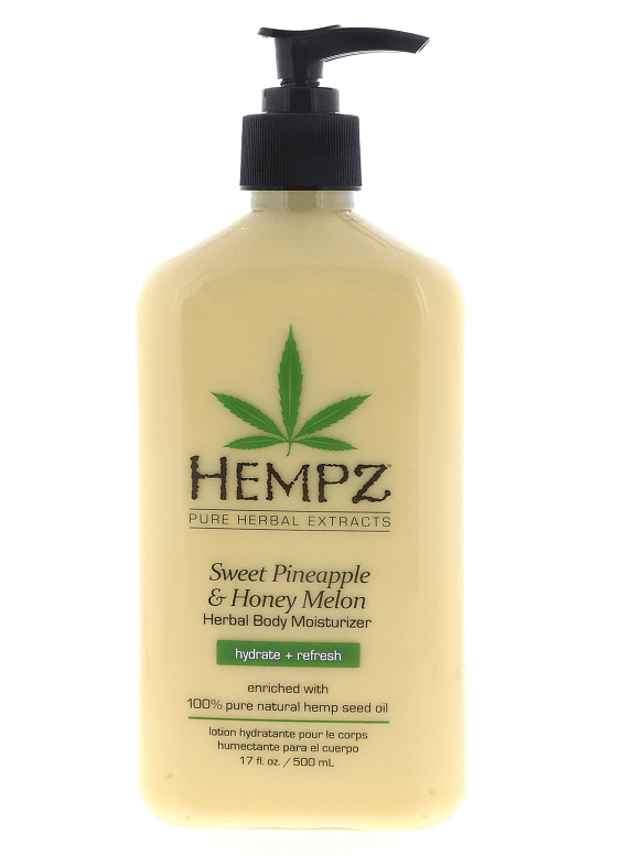Hempz Sweet Pineapple & Honey Melon Herbal Body Moisturizer, 17 oz Pack