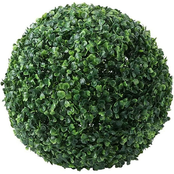 Artificial Plant Topiary Ball Faux Boxwood Decorative Balls Indoor Outdoor Greenery Hanging