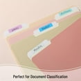 thumbnail image 6 of Mr. Pen- Sticky Index Tabs, 500 Pcs, 21 Sets, Colorful Sticky Tabs for Notebooks, Page Markers, Page Tabs for Binders, 6 of 8
