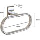 thumbnail image 2 of Oval Towel Ring Solid Brass Polished Chrome Elegant Wall Mount-Sunny, 2 of 3