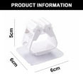 thumbnail image 2 of No Drilling Wall Mounted Broom Holder, Mop Holder, Self-Adhesive Broom Clip For Kitchen, Bathroom, Garden (6 Pieces) - white, 2 of 5