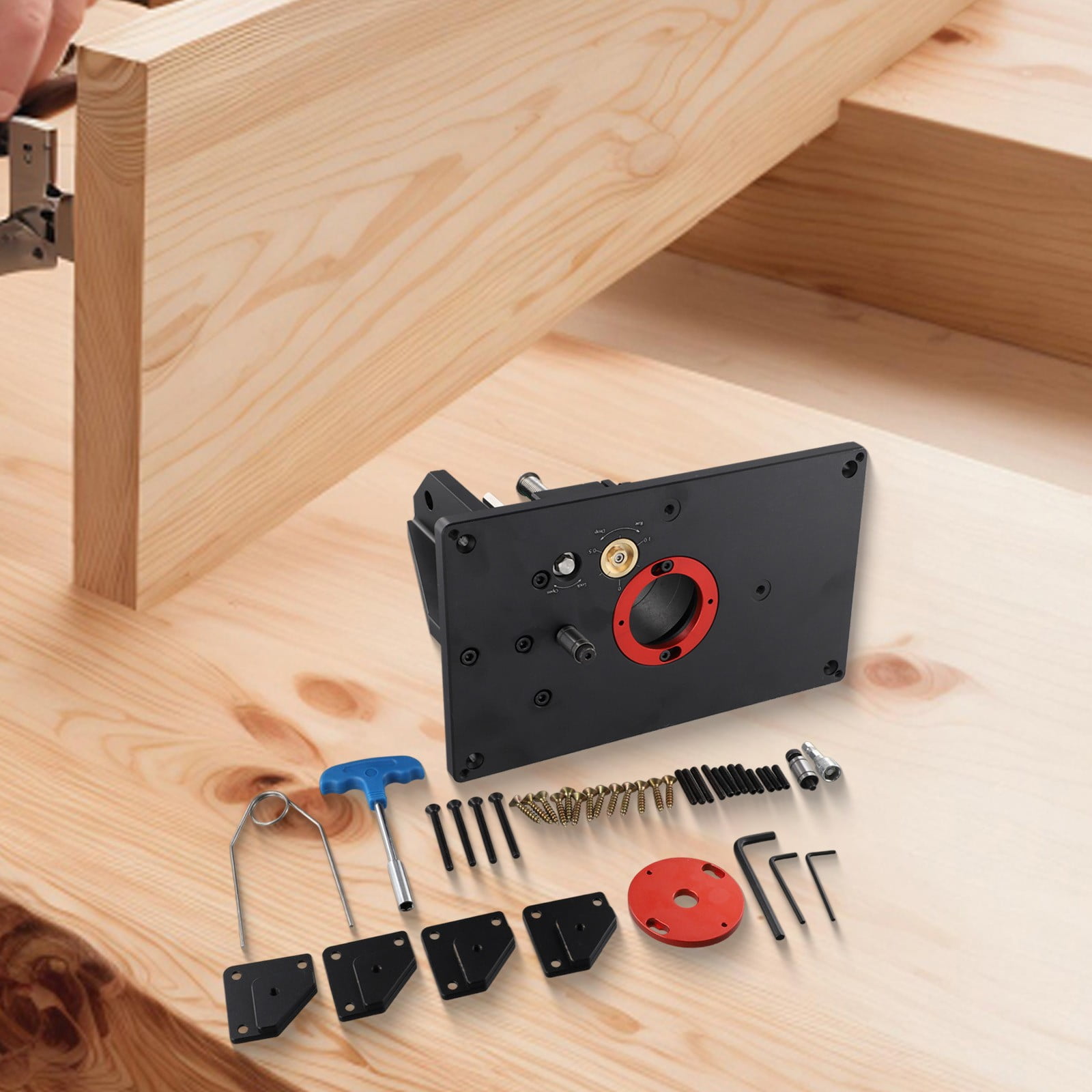 Router Lift Lifting Table Woodworking Compact DIY Lightweight With Fixed Base Practical Brand New Long Lasting