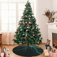 thumbnail image 7 of Picia Green Lightning Flash Print Christmas Tree Skirt , Christmas Tree Skirt Ornaments for Merry Christmas Holiday Party Decorations Indoor Outdoor-30", 7 of 7
