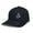 Dark Navy, variant on Flexfit Left Side Panel German Shepherd Head Silver Embroidery Hats for Men & Women Polyester Dark Navy Small Medium