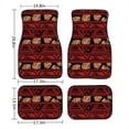 thumbnail image 3 of Xoenoiee African Tribal Geometric and Leaf Pattern Floor Mats for Car, Carpet for Automotive, Non-slip Rubber Car Floor Mats, Universal Carpet for Cars SUV Sedan Trucks Vans, 3 of 6