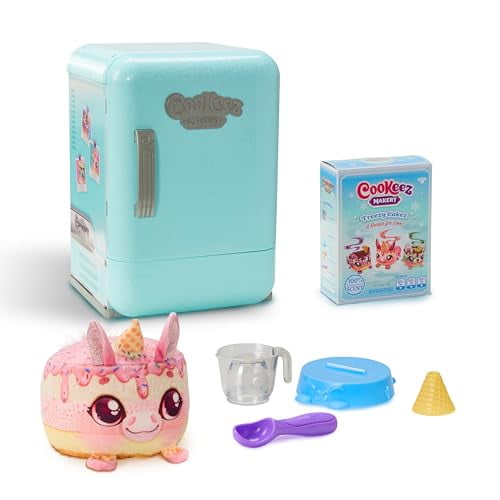 FABRICACIÓN DE COOKEZ Freezy Cakez. ¡Mezcla y decora a tu mejor amigo de peluche! Coloque su mezcla para pastel en el congelador y sorpréndase cuando salga un amigo de peluche interactivo, tembloroso
