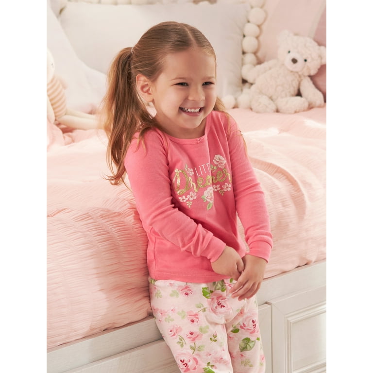 Gerber Toddler Neutral Snug Fit Cotton Pajamas 4 Piece Set Sizes 12 Months 5T