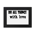 thumbnail image 1 of English Word Design Things With Love Desktop Photo Frame Ornaments Picture Art Painting, 1 of 3