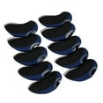 thumbnail image 2 of 10 fundas impermeables para cabeza de hierro de golf, funda para cabeza de palo de golf para hombres, mujeres, funda protectora para planchas que se Azul oscuro Sunnimix Cubierta de cabeza de hierro de golf, 2 of 8