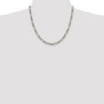 thumbnail image 5 of 925 Sterling Silver 5.5mm Figaro Chain; 20 inch; Lobster Clasp; for Adults and Teens; for Women and Men, 5 of 5
