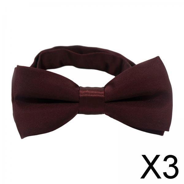 2 Pajaritas para Niños, Pajarita Preatada, Novedad, Pajaritas Ajustables Duraderas para Niños, Pajaritas de Esmoquin para Vestido Elegante, Fiesta For 3 piezas