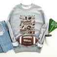 thumbnail image 6 of Football Vibes Touchdown Collage -  Womens Sweatshirt, 6 of 8