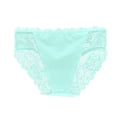 thumbnail image 2 of Resicozy Lace Panties for Women Cotton Underwear High-Waist Underpants Bikini Briefs Light Blue XL, 2 of 3