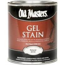 Old Masters 80104 Natural Gel Stain - 1 Quart