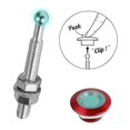 thumbnail image 3 of Enl012 Universal Aluminum Alloy 30mm Vehicle Hood Lock Cover Anti-theft Design 53mm Screw - Blue, 3 of 4