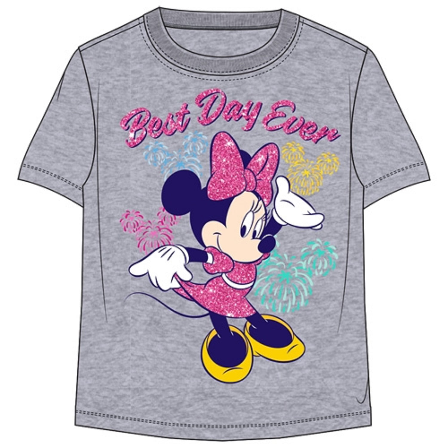 SaveMax Disney Toddler Girls T Shirt Minnie Mouse Best