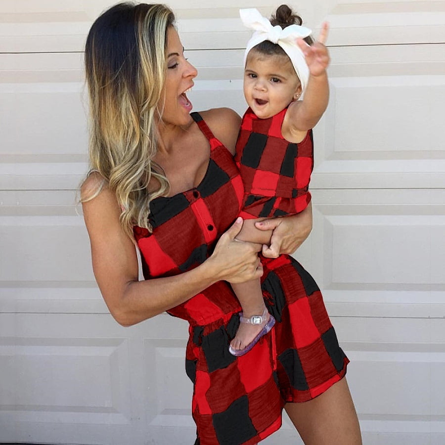 Mother Daughter Clothes Parent child dress Family Matching Outfits Baby Girl Walmart