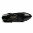 thumbnail image 6 of Womens Black T-Strap Character Shoes Latin salsa Ballroom Dance Heels Wedding shoes Dress Pump, Black 8.5 M US, 6 of 7