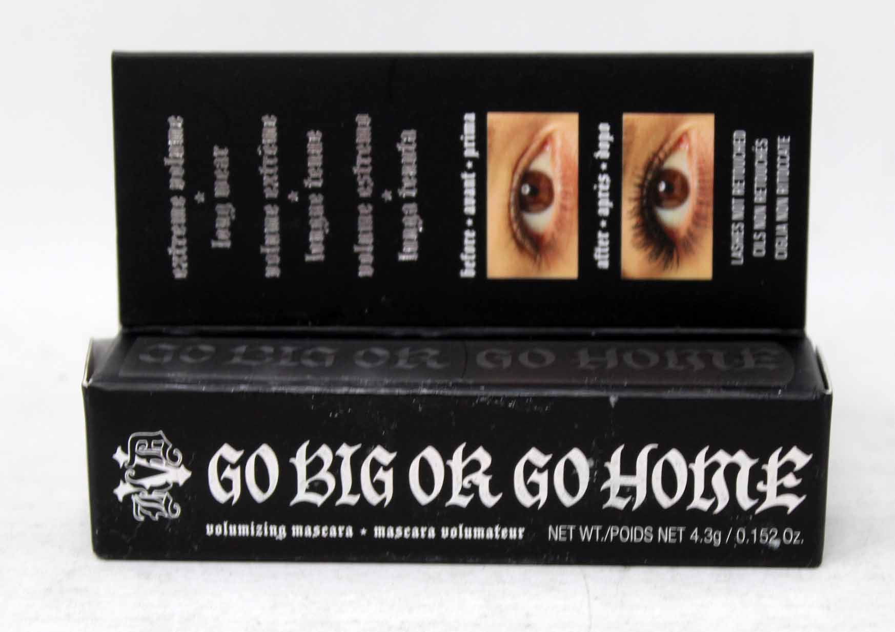 Von D Go Big Or Go Home Volumizing Mascara Black 0.15 Oz - Walmart.com