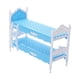 thumbnail image 3 of 12.ª casa de muñecas, litera, mini litera, simulación de muebles, modelo de juguete de simulación para azul, 3 of 7