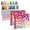 24 colors * 2, variant on Waterproof Nail Art Pens, 12-Color Fine Tip Nail Markers, 0.5mm Acrylic Paint Pens for Nail Design, Quick-Dry Doodle & Liner Pens for Gel and Natural Nails, DIY Nail Art Drawing Tools (12 colors)