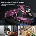 thumbnail image 3 of Tianle Magnetic Mobile Phone Case for Samsung Galaxy Z Fold 4 5G,Rotating Folding Stand Shockproof Phone Case Compatible with Samsung Galaxy Z Fold 4 (Purple), 3 of 7