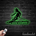 thumbnail image 3 of Handmadetneonsign Skiing Player Medal Hanger Metal Wall Art Light, Skiing Metal Sign Wall Decor, Sport Game Metal Decor 46021, 3 of 5