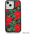 thumbnail image 2 of ZERO GRAVITY Crimson Phone Case for iPhone 14 Plus & 14 Pro Max - Clear Phone Case with Embroidered Design, Shockproof Protective Clear Case with Raised Corners - Drop Tested, 360 Protection, 2 of 5