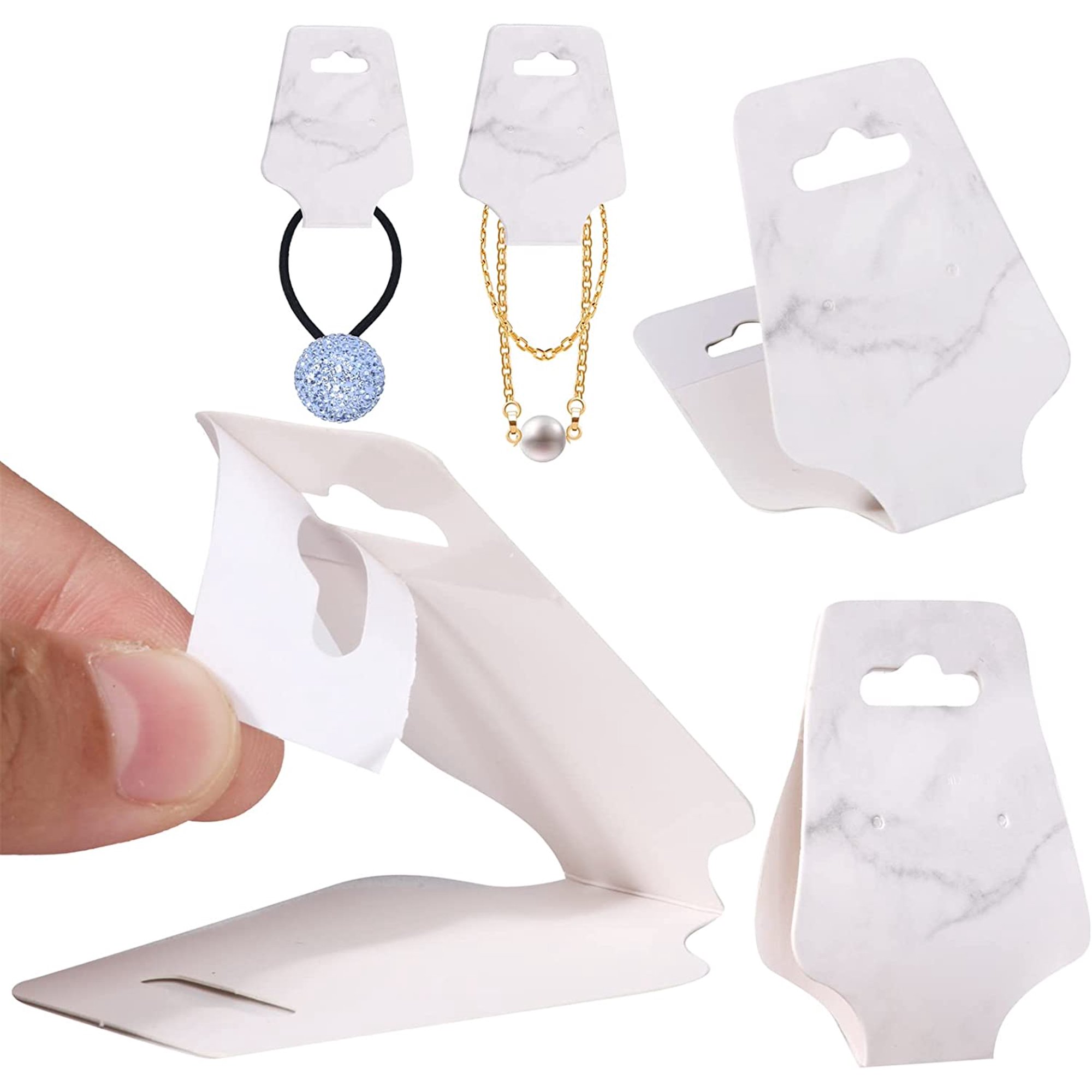  200PCS Bracelet Display Cards Sturdy Necklace Holder