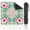 Color 4, variant on Mahjong Mat 31.5" x 31.5" Elegant Pink Hummingbirds Amid Soft Peach Peonies Ornamental Non-Slip Noise Reduction American Mahjong Tiles Table Cover for Dominoes Poker Card Board Games Gift