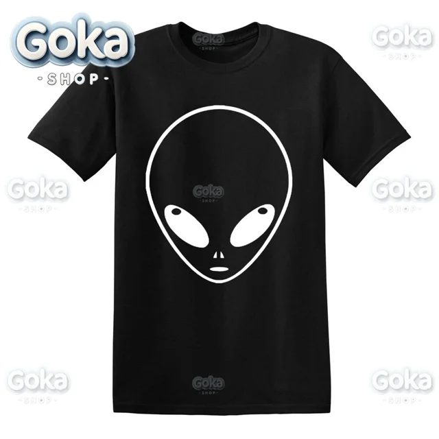 Camisetas con estampado de cabeza de alienígena para hombre ropa nueva en camisetas y camisetas de algodón para mujer Camiseta estampada Y2K ropa bonita y divertida