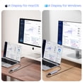 thumbnail image 3 of Docking Station for Dell/HP/Lenovo/Mac Laptop, USB C Laptop Docking Station Dual Monitor, 9 in 1 USB C Hub Multiport Adapter with HDMI/USB/PD/SD/TF, 3 of 7