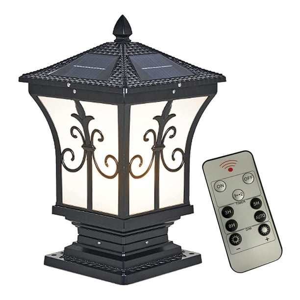Luz Solar Lámpara Solar Retro LED para exteriores luz de columna para decoración Tmvgtek Para estrenar