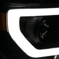 thumbnail image 4 of AKKON - For [HALOGEN UPGRADE] 09-14 Ford F-150 F150 Light Duty Pickup Black Bazel C-Shape LED light Tube Projector Headlights, 4 of 7