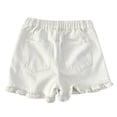 thumbnail image 7 of Only Moment Womens Drawstring Shorts Polyester,Cotton High Waisted Summer Workout Lounge Shorts with Pockets Wowomen's Jean Shorts White,S, 7 of 7