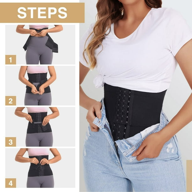 Lilvigor 2022 New Genie Hourglass Waist Trainer Corsets for Women Tummy Control Wrap Underbust Waist Cincher 3 Segmented Adjustable Workout Body Shaper for Gym Yoga Workout Walmart Business Supplies