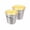 Silver, variant on Citronella Candles Outdoor, With Peppermint And Lemongrass Citronella Essential Oil Infused for Patio Garden Camping Summer Use 50 Hours Burn Time, Patio Essentials 1-Pack by XSAOP