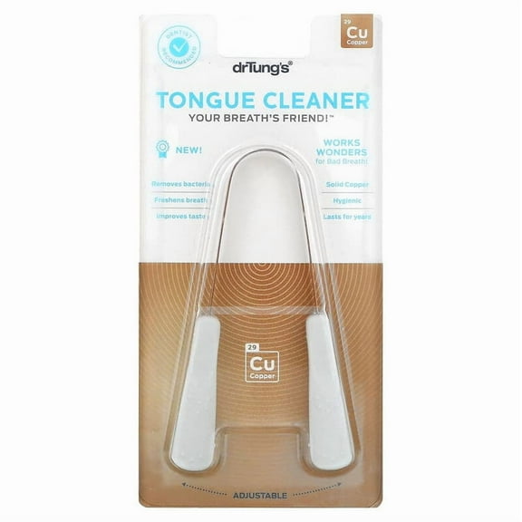 Dr. Tung's, Copper Tongue Cleaner, 1 Cleaner Pack of 2