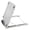 Silver, variant on Ergonomic Laptop Stand for Desk, Adjustable Height and Ventilated Aluminum Angle Holder Compatible with Tablet & Notebook up to 17 inches / 43.1 cm, Space-Saving Foldable Computer Tray, Black