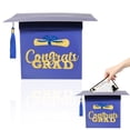 thumbnail image 2 of Graduation Keepsake Box Ecohintz Graduation Cap Fringed Keepsake Box - 2026 Class Souvenir Presentation Box - Desktop Center Decoration for Grad Party - Memorial Storage, Cap Shaped Storage, 2 of 8